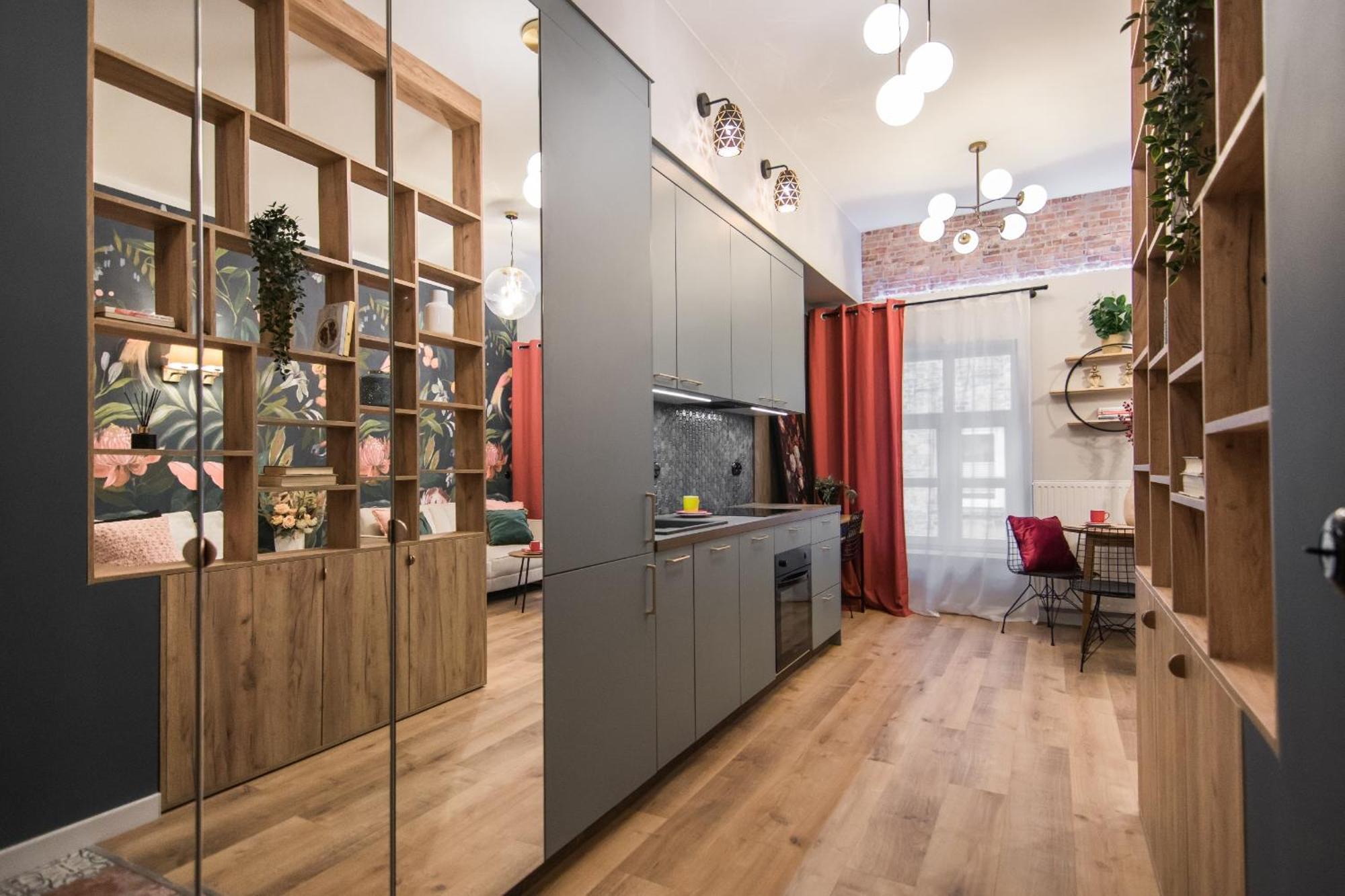 Polpo Apartments - Fabryczna 7 우치 객실 사진